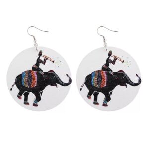 African Elephant Earrings